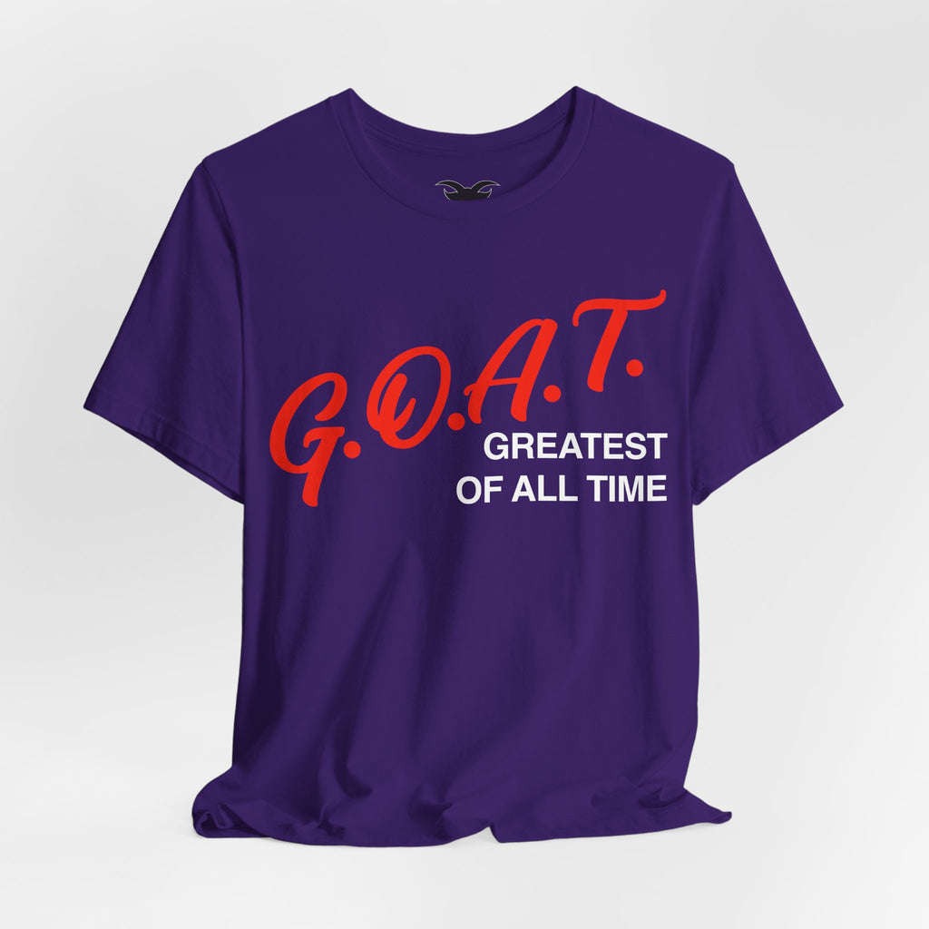 G.O.A.T. Greatest Of All Time Vintage T-Shirt | Retro Athletic Typography | Unisex Tee