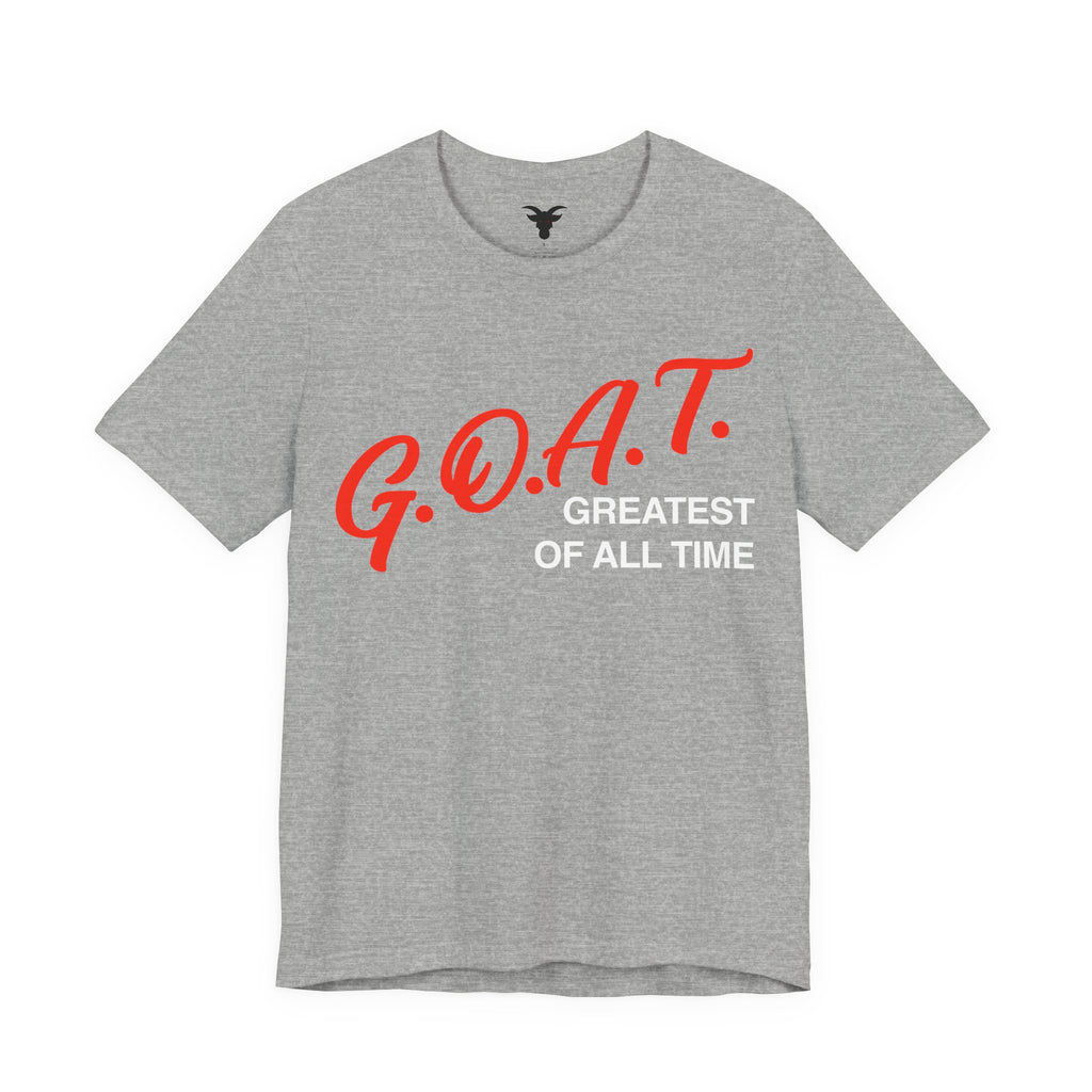 G.O.A.T. Greatest Of All Time Vintage T-Shirt | Retro Athletic Typography | Unisex Tee