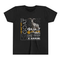 I DO GOAT SH!T Majestic Youth T-Shirt | Ram Sculpture Design | Kids Athletic Gold Tee | Ages 6-14