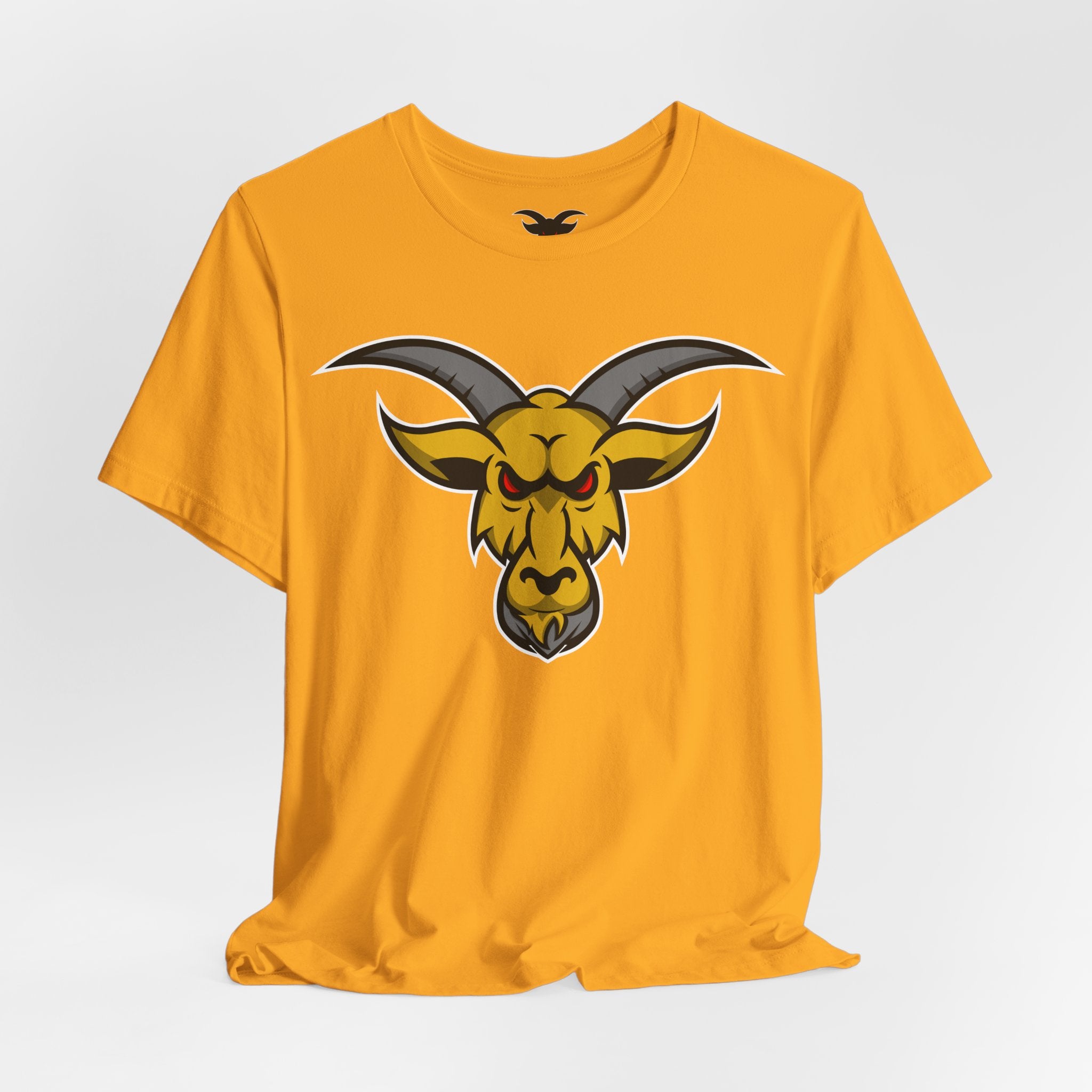 GOAT Mascot Logo T-Shirt | Original Signature Design | Athletic Brand Mascot Tee