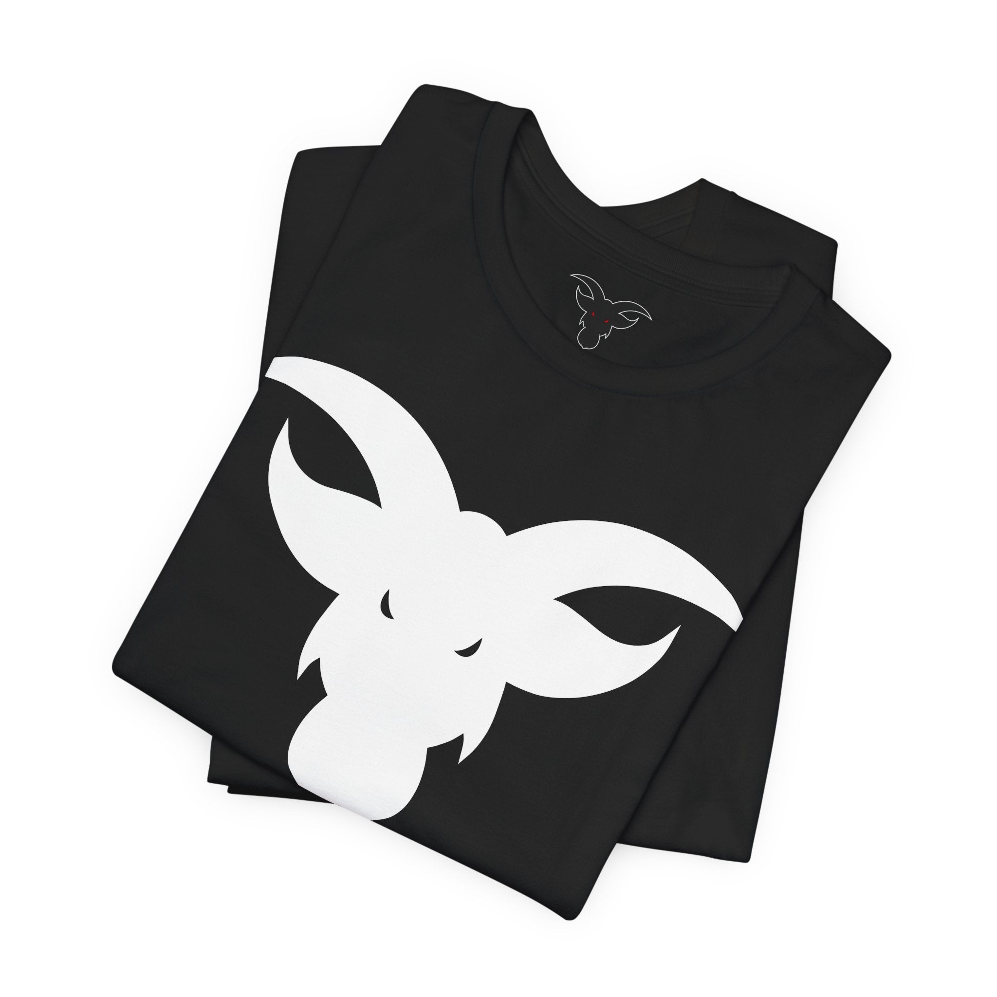 GOAT Horns T-Shirt | Minimalist Icon Design | Subtle Brand Statement Tee