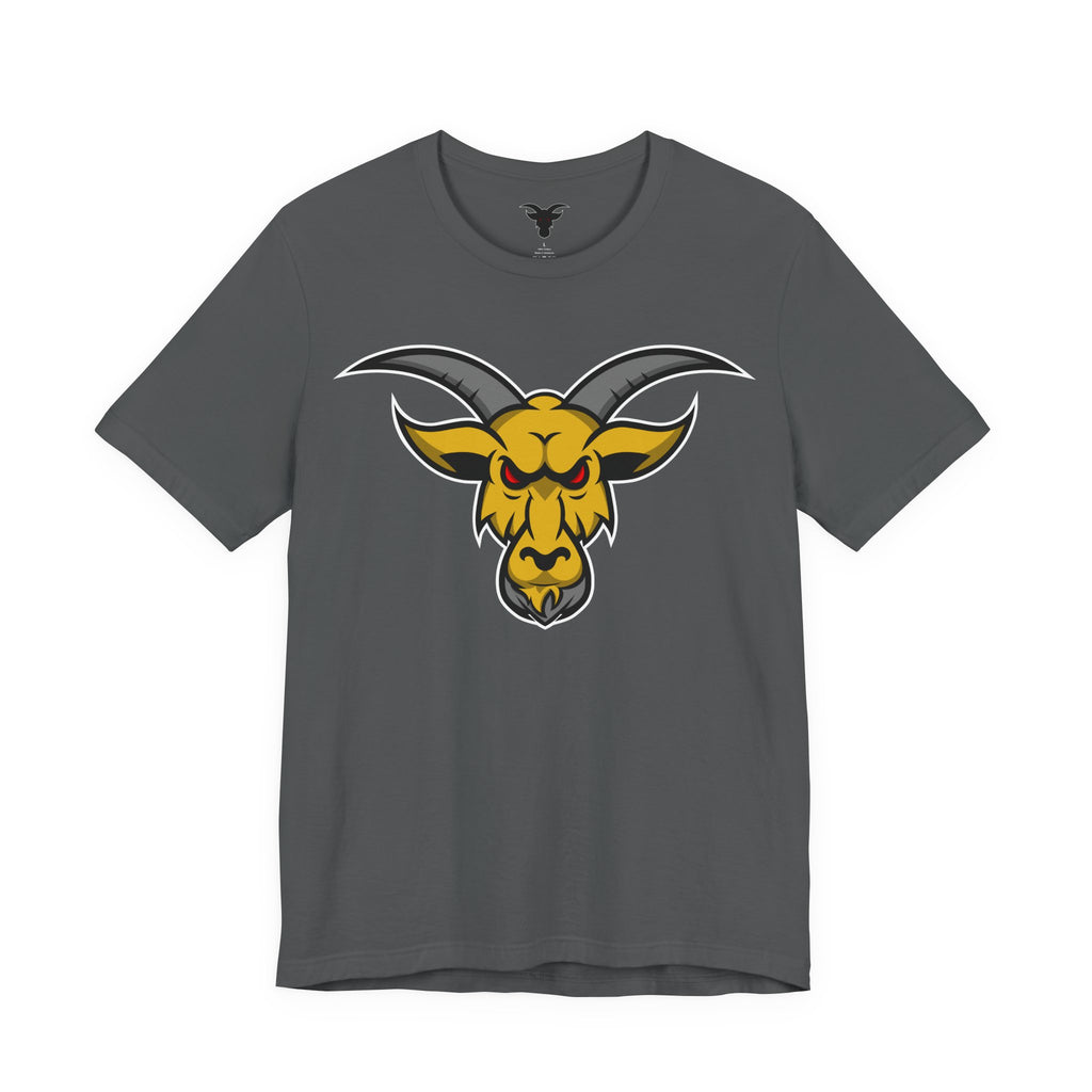 GOAT Mascot Logo T-Shirt | Original Signature Design | Athletic Brand Mascot Tee