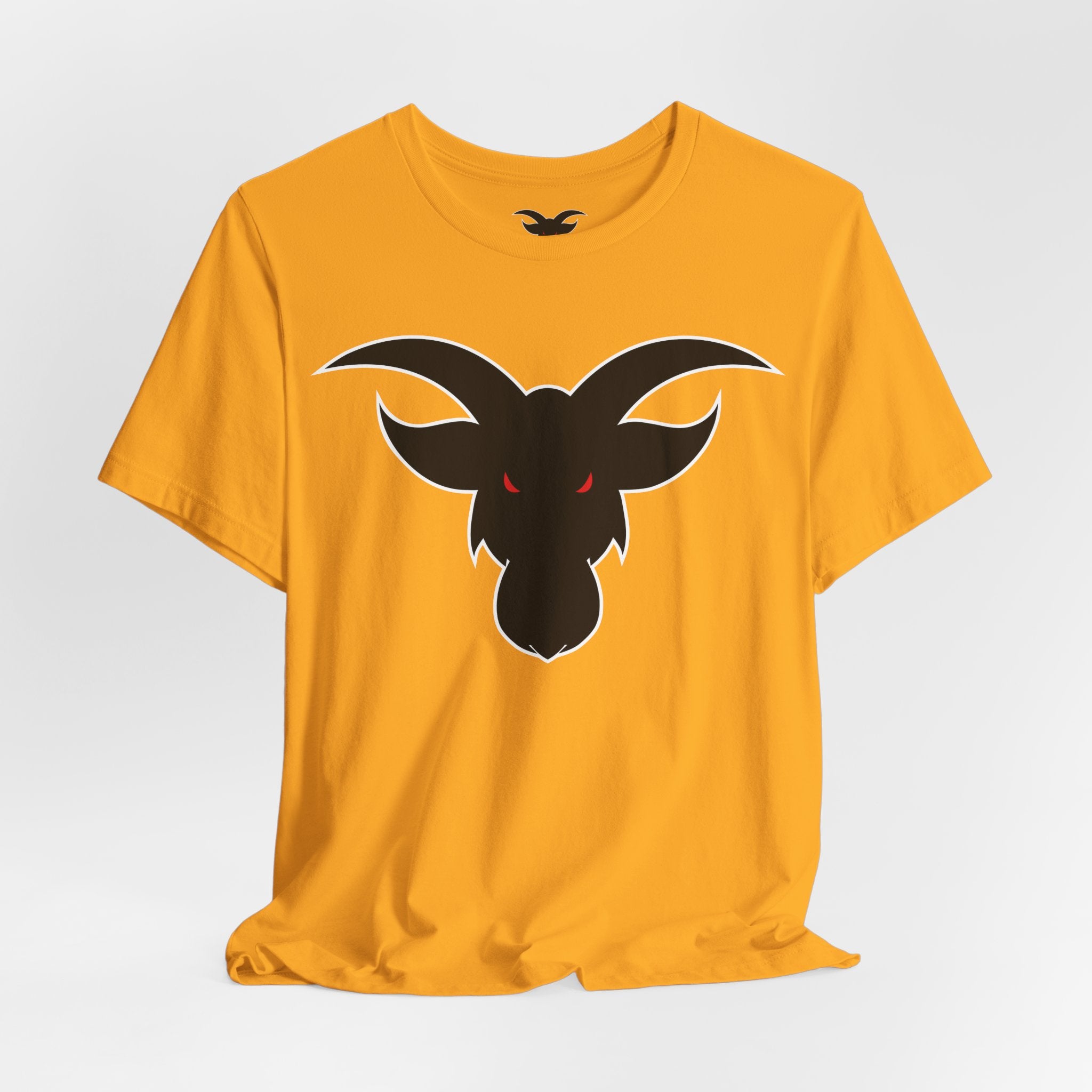 GOAT Black Silhouette Logo T-Shirt | Minimalist Greatest Of All Time Icon | Unisex Athletic Tee