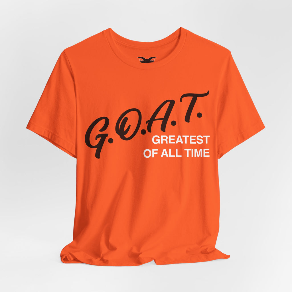 G.O.A.T. Greatest Of All Time Vintage T-Shirt | Retro Athletic Typography | Unisex Tee