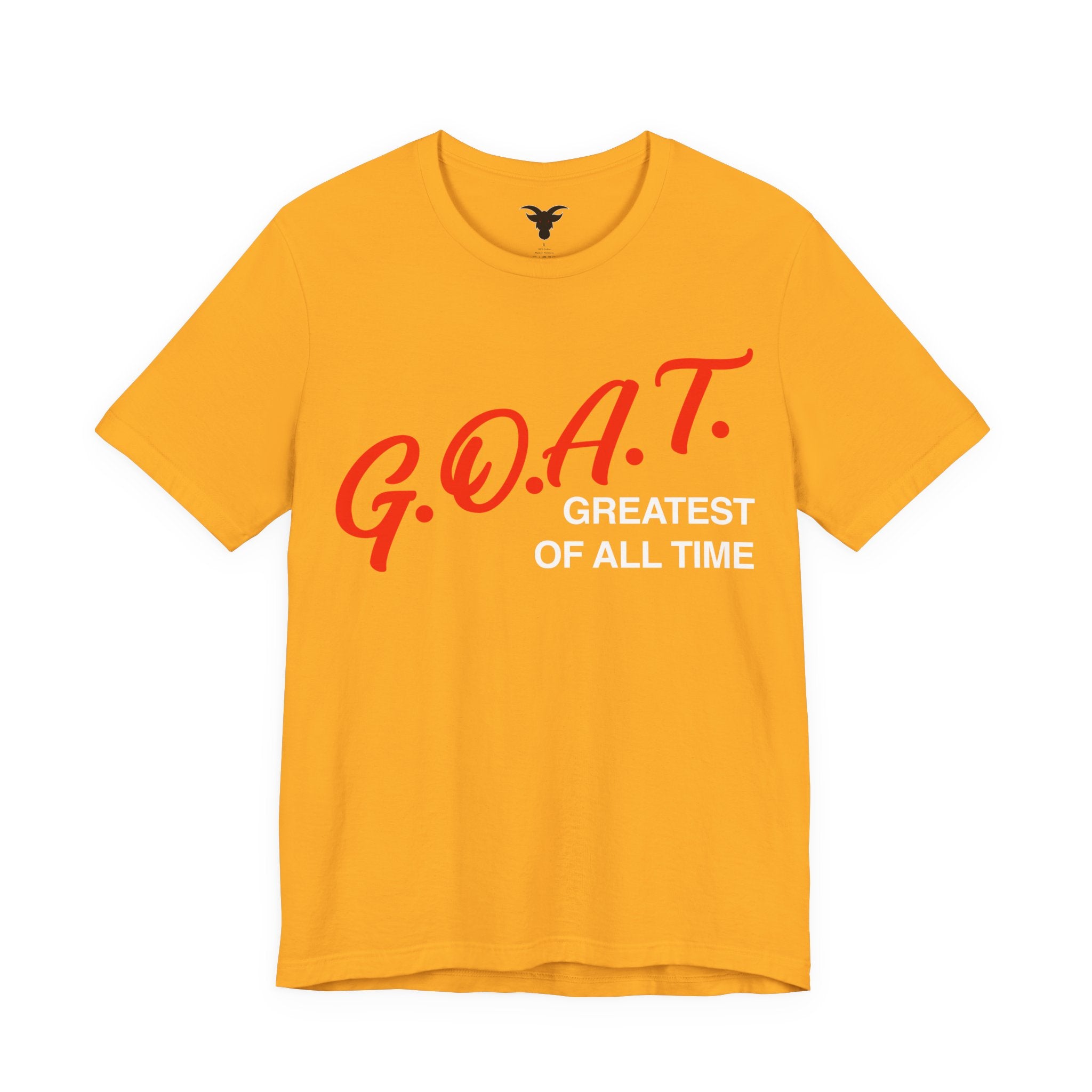 G.O.A.T. Greatest Of All Time Vintage T-Shirt | Retro Athletic Typography | Unisex Tee