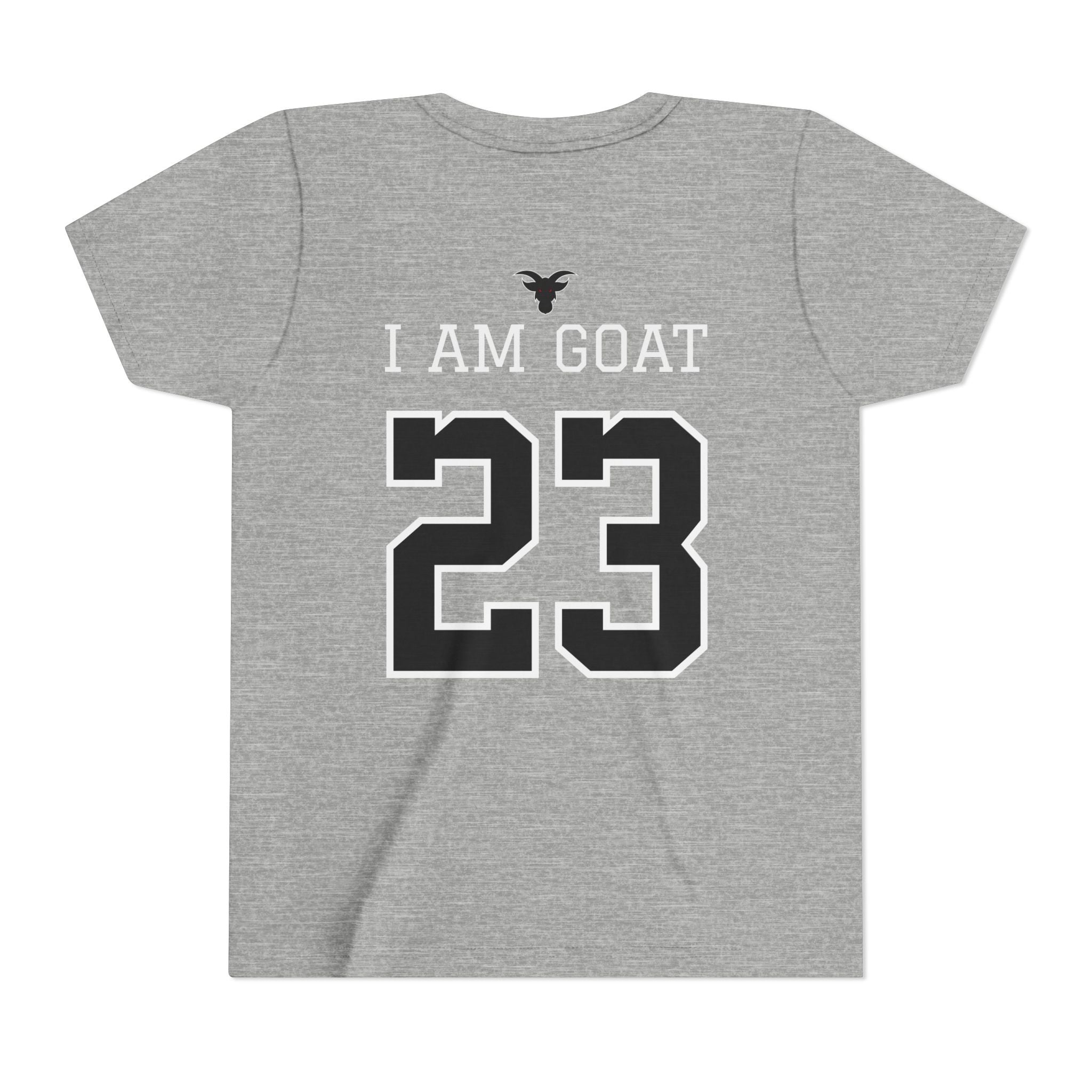 GOATS 23 Cursive Jersey Shirt Youth T-Shirt | Kids Sports Team Design | Ages 6-14 Jersey Tee
