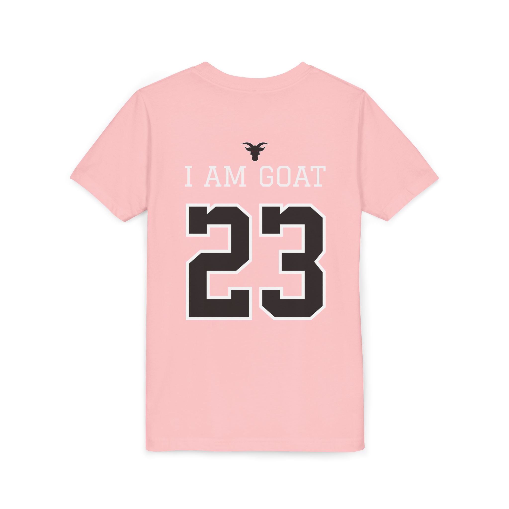 GOATS 23 Cursive Jersey Shirt Youth T-Shirt | Kids Sports Team Design | Ages 6-14 Jersey Tee