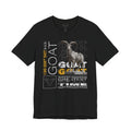 I DO GOAT SH!T Majestic T-Shirt | Ram Sculpture Design | Athletic Gold Typography Tee