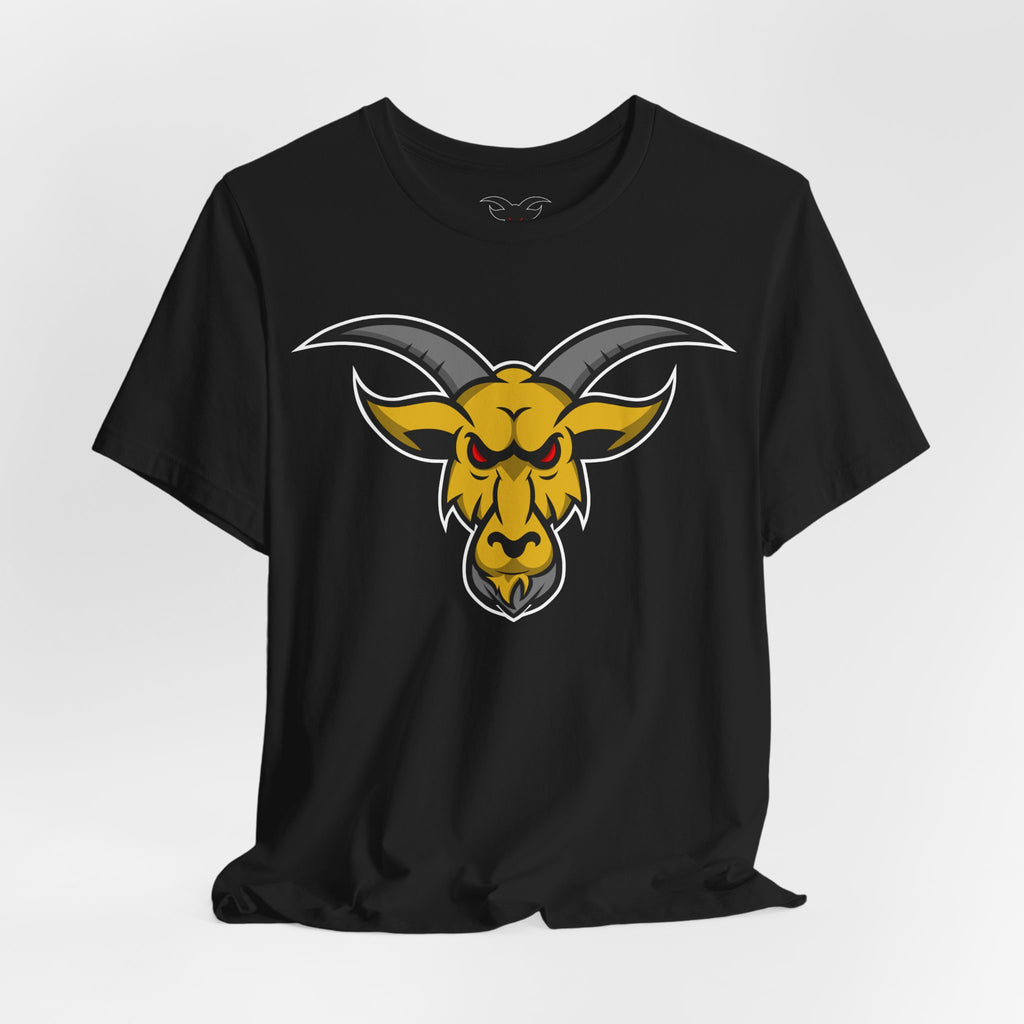 GOAT Mascot Logo T-Shirt | Original Signature Design | Athletic Brand Mascot Tee