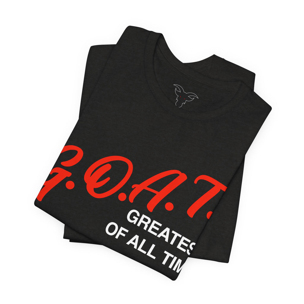 G.O.A.T. Greatest Of All Time Vintage T-Shirt | Retro Athletic Typography | Unisex Tee