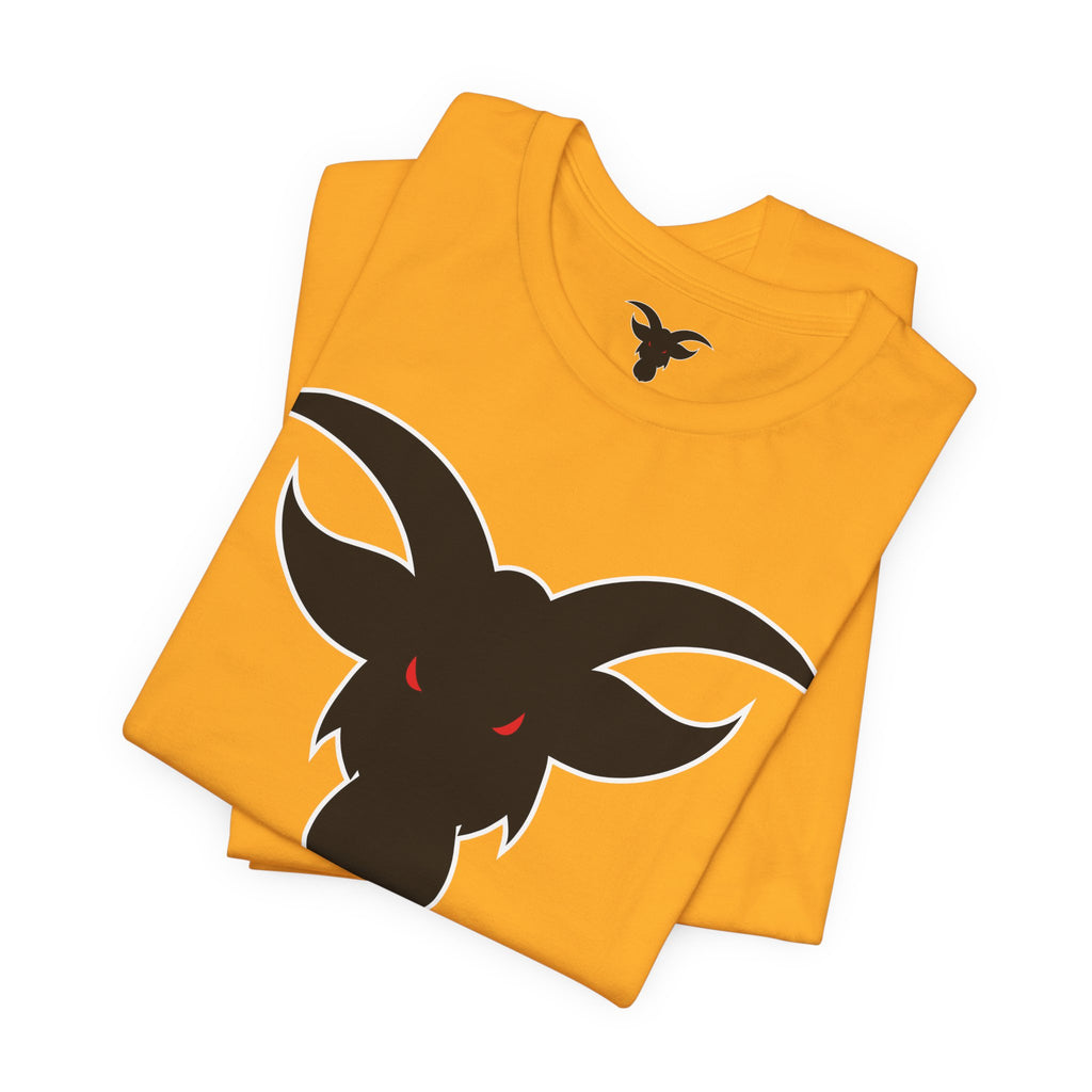 GOAT Black Silhouette Logo T-Shirt | Minimalist Greatest Of All Time Icon | Unisex Athletic Tee