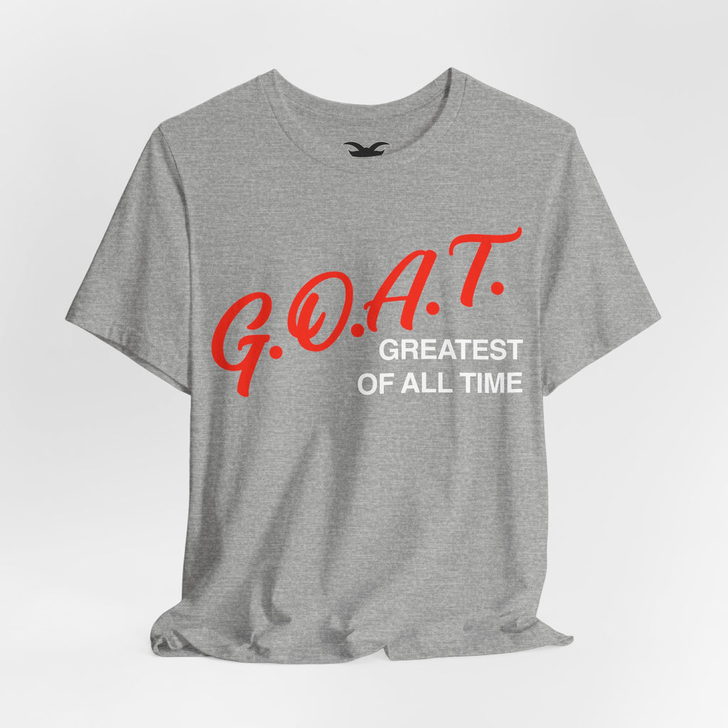 G.O.A.T. Greatest Of All Time Vintage T-Shirt | Retro Athletic Typography | Unisex Tee