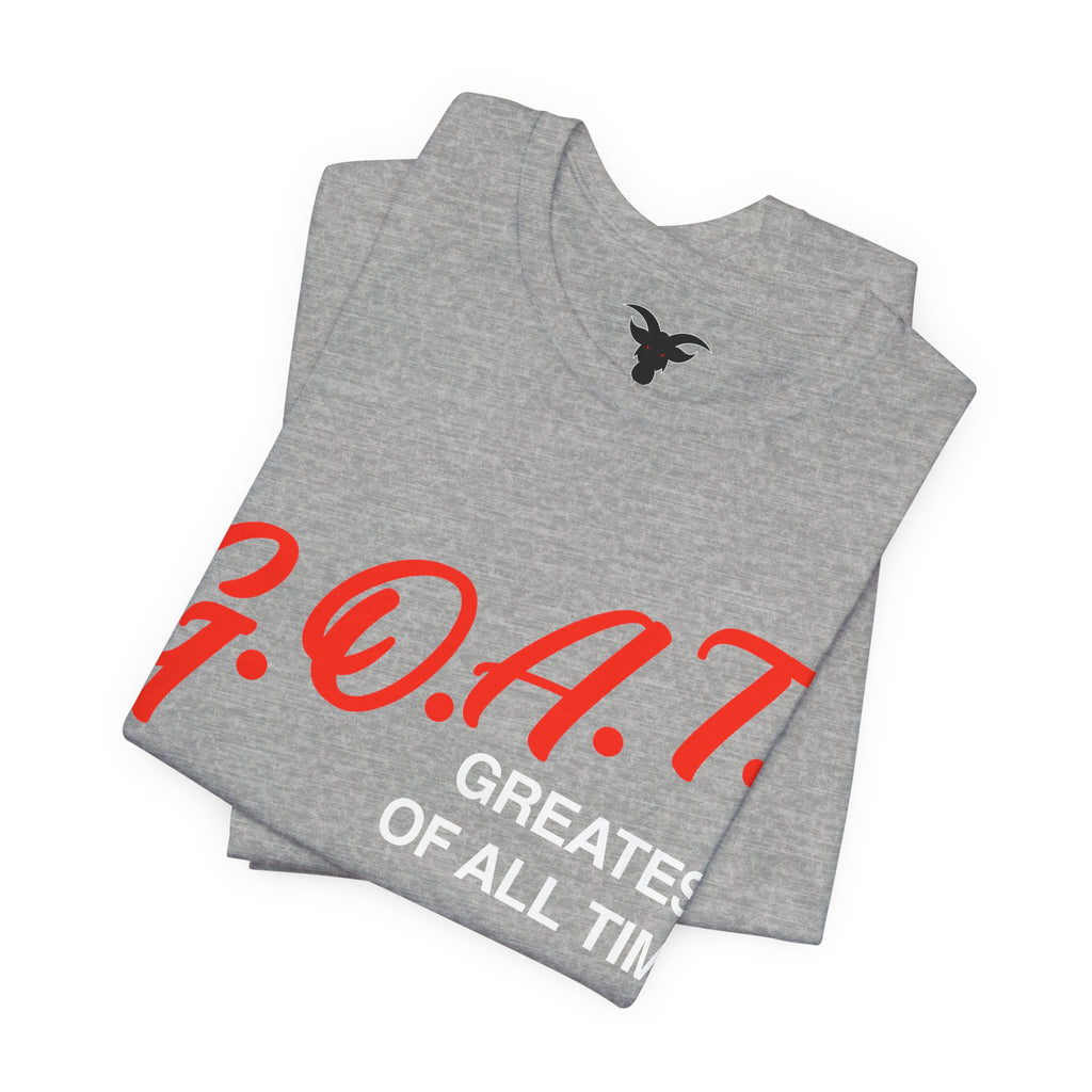 G.O.A.T. Greatest Of All Time Vintage T-Shirt | Retro Athletic Typography | Unisex Tee