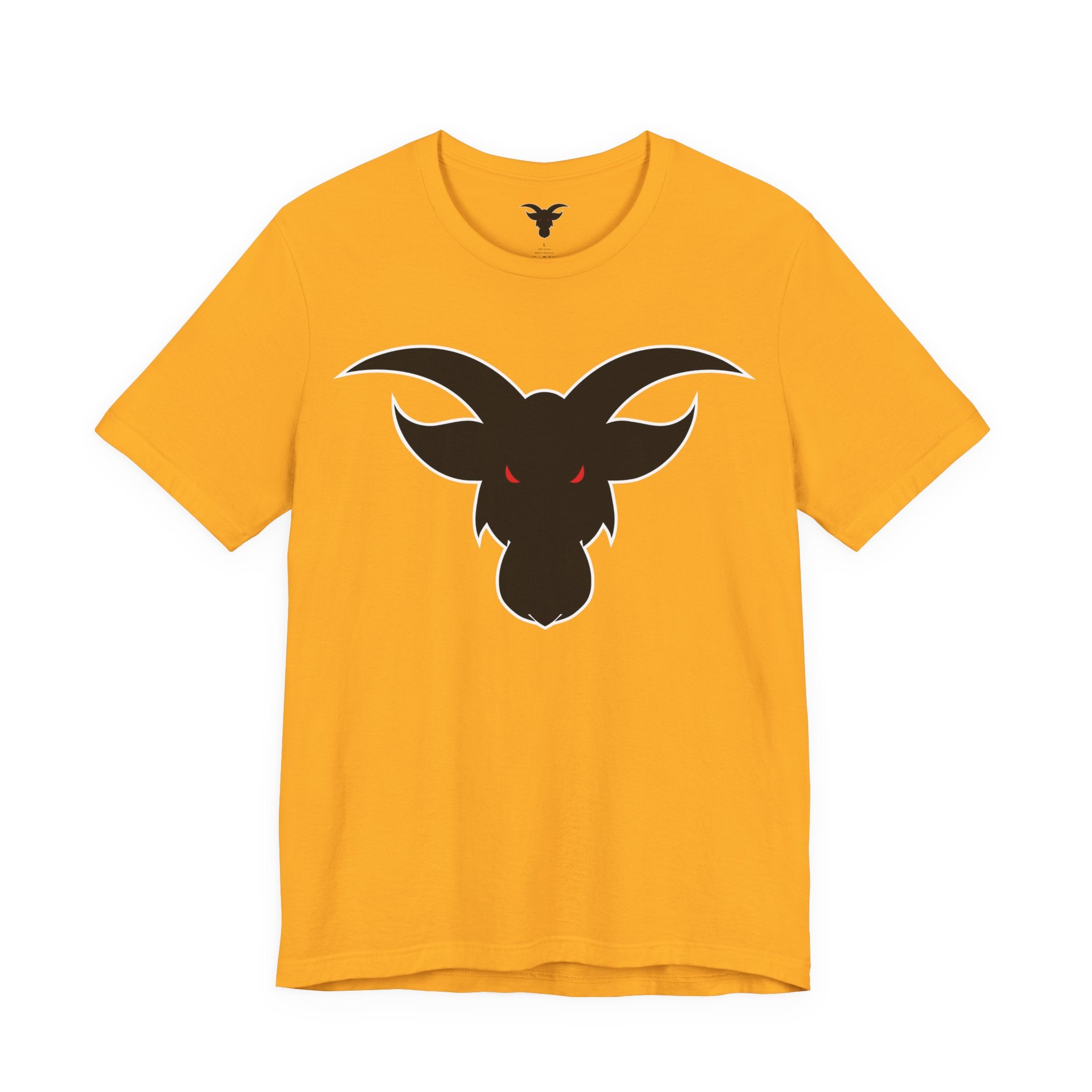 GOAT Black Silhouette Logo T-Shirt | Minimalist Greatest Of All Time Icon | Unisex Athletic Tee