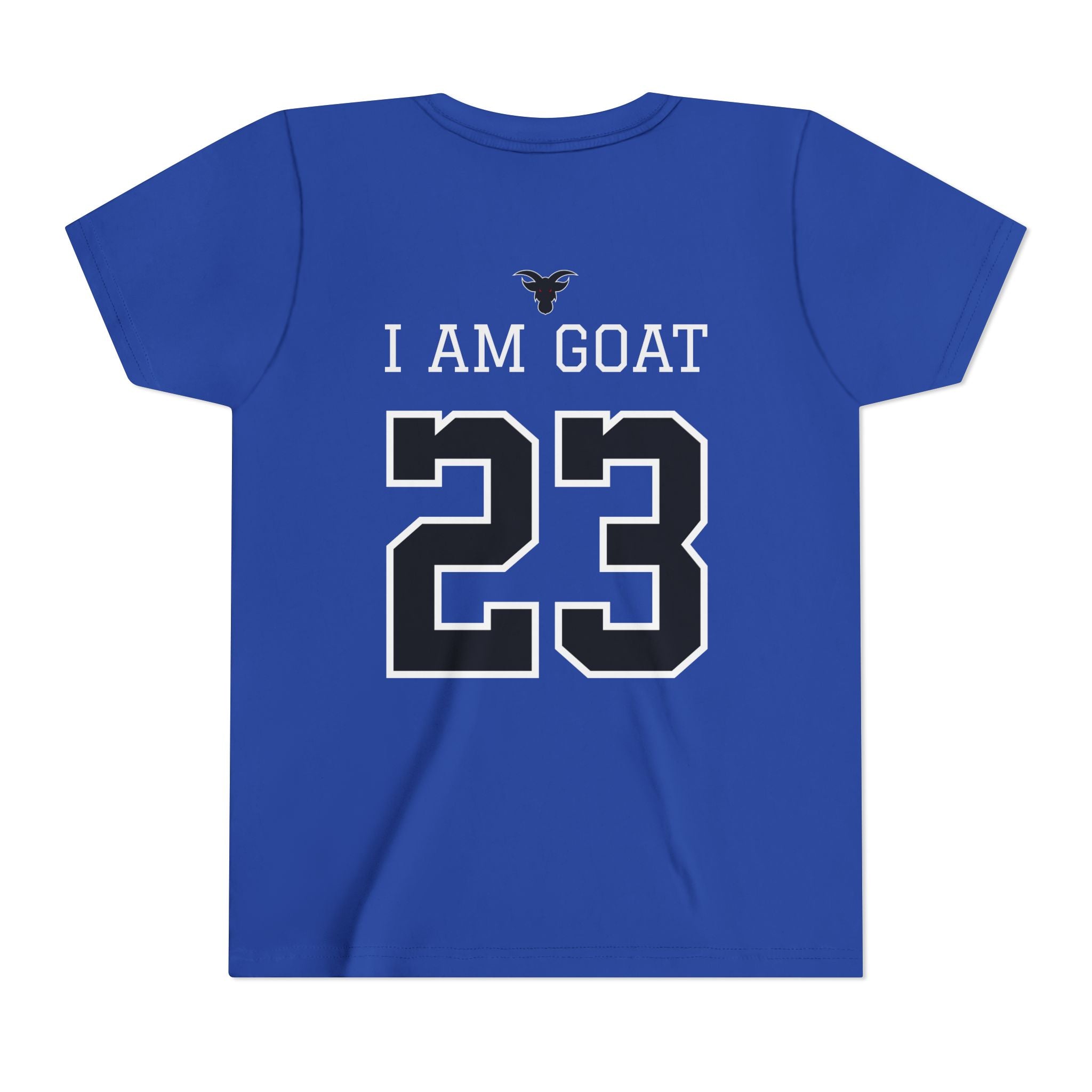 GOATS 23 Cursive Jersey Shirt Youth T-Shirt | Kids Sports Team Design | Ages 6-14 Jersey Tee