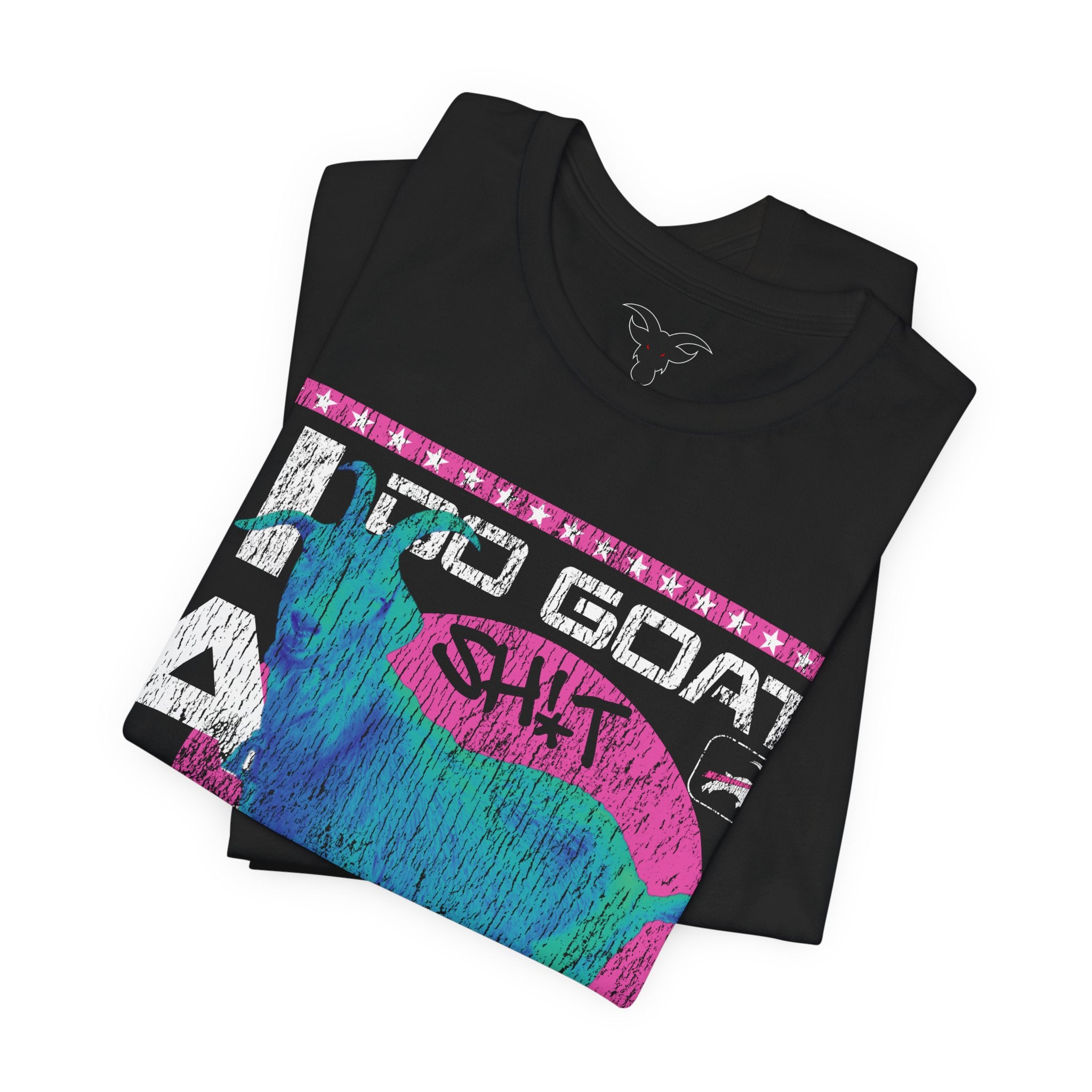 I AM GOAT Retro Colorful T-Shirt | Vintage 90s Athletic Tee | Distressed Gradient Design
