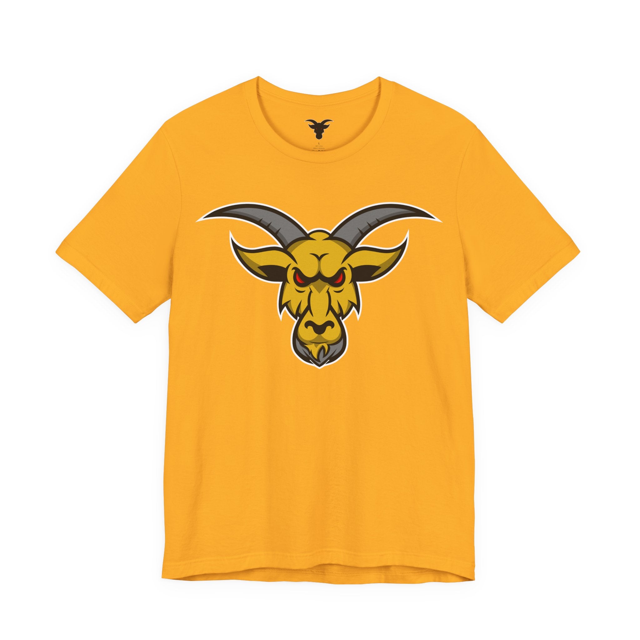 GOAT Mascot Logo T-Shirt | Original Signature Design | Athletic Brand Mascot Tee