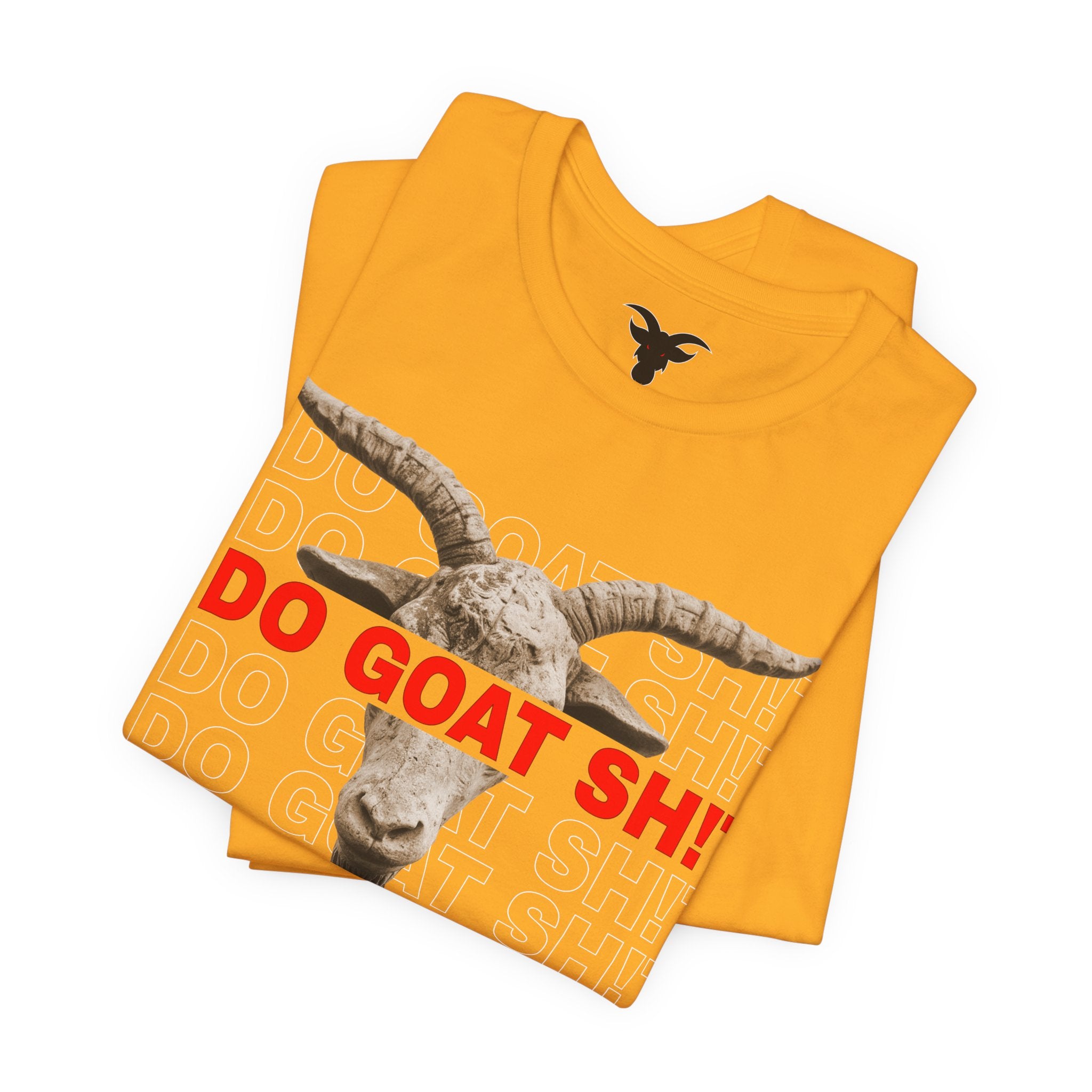 I DO GOAT SH!T The GOAT Quote T-Shirt | Motivational Athletic Tee | Realistic Goat Design
