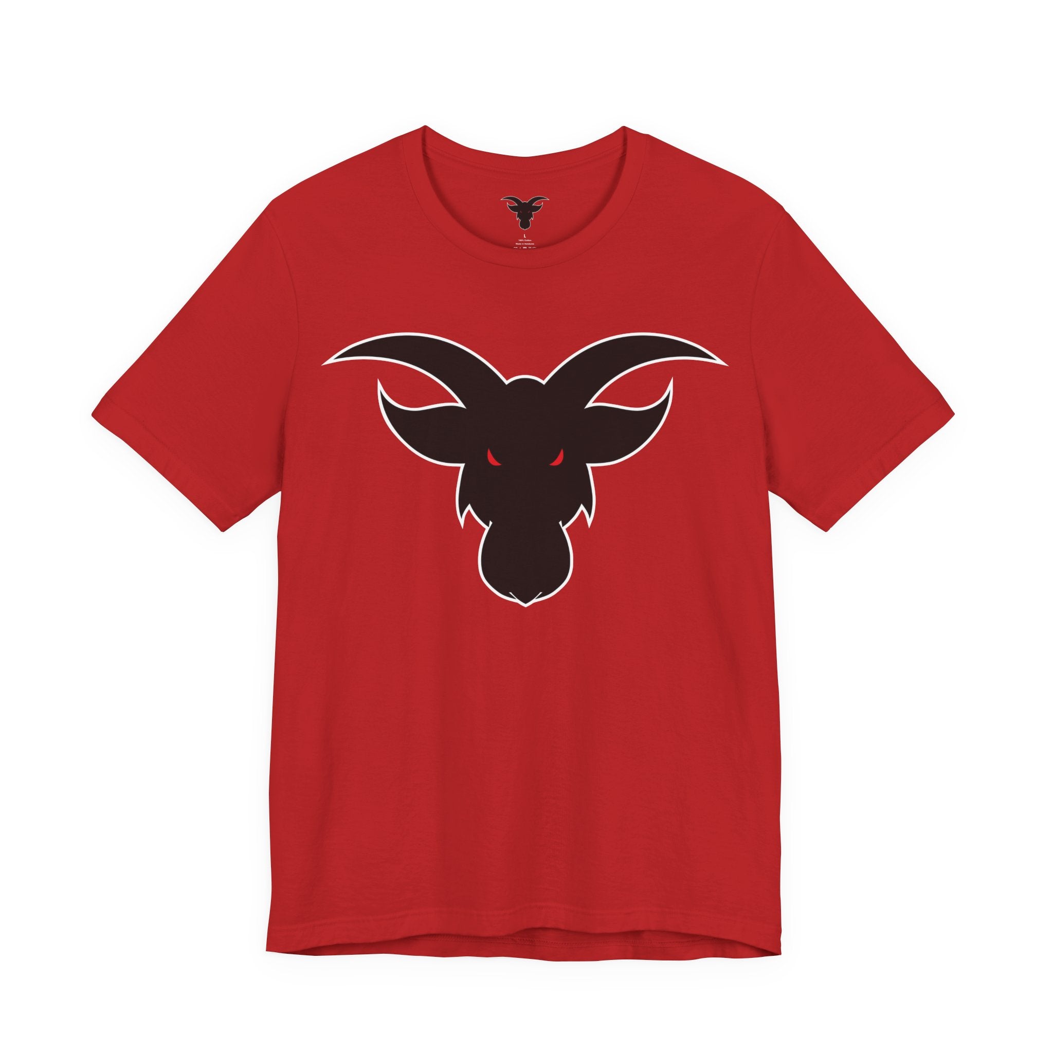 GOAT Black Silhouette Logo T-Shirt | Minimalist Greatest Of All Time Icon | Unisex Athletic Tee