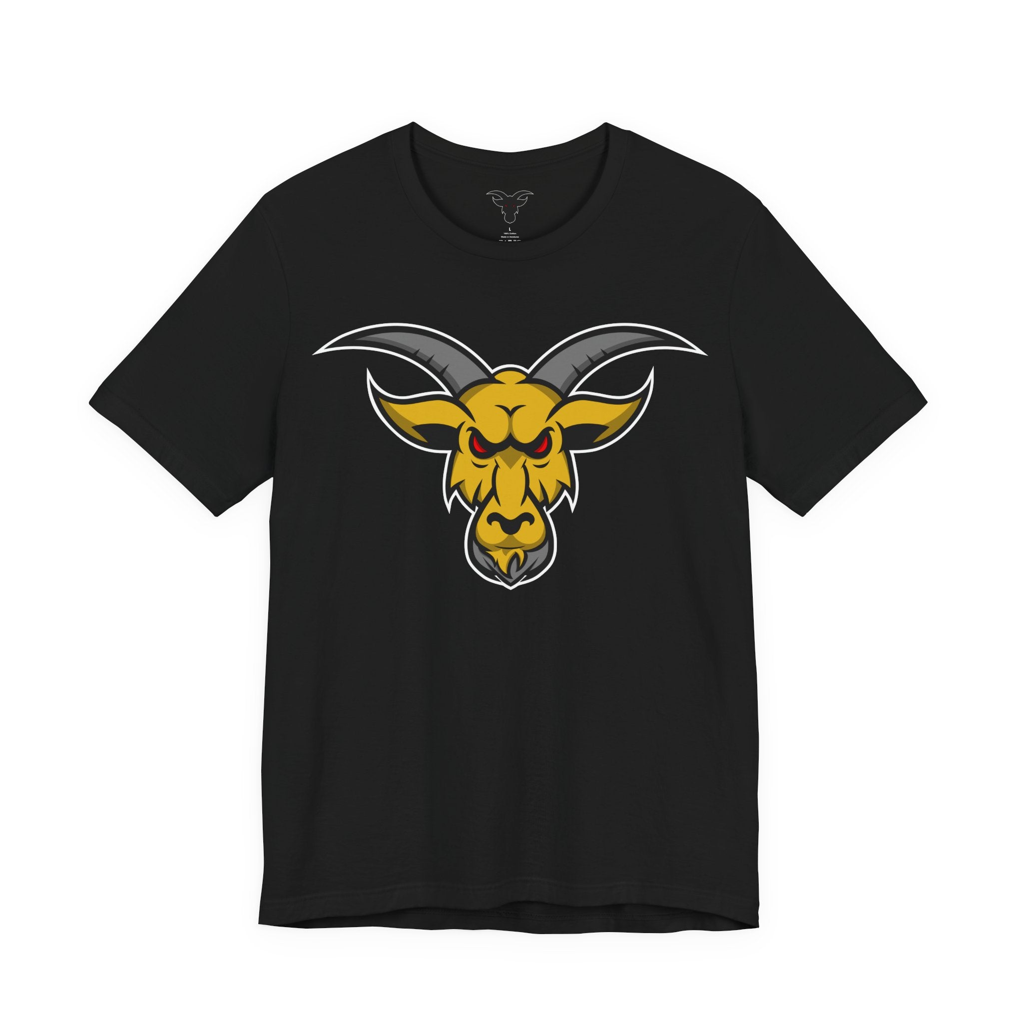 GOAT Mascot Logo T-Shirt | Original Signature Design | Athletic Brand Mascot Tee