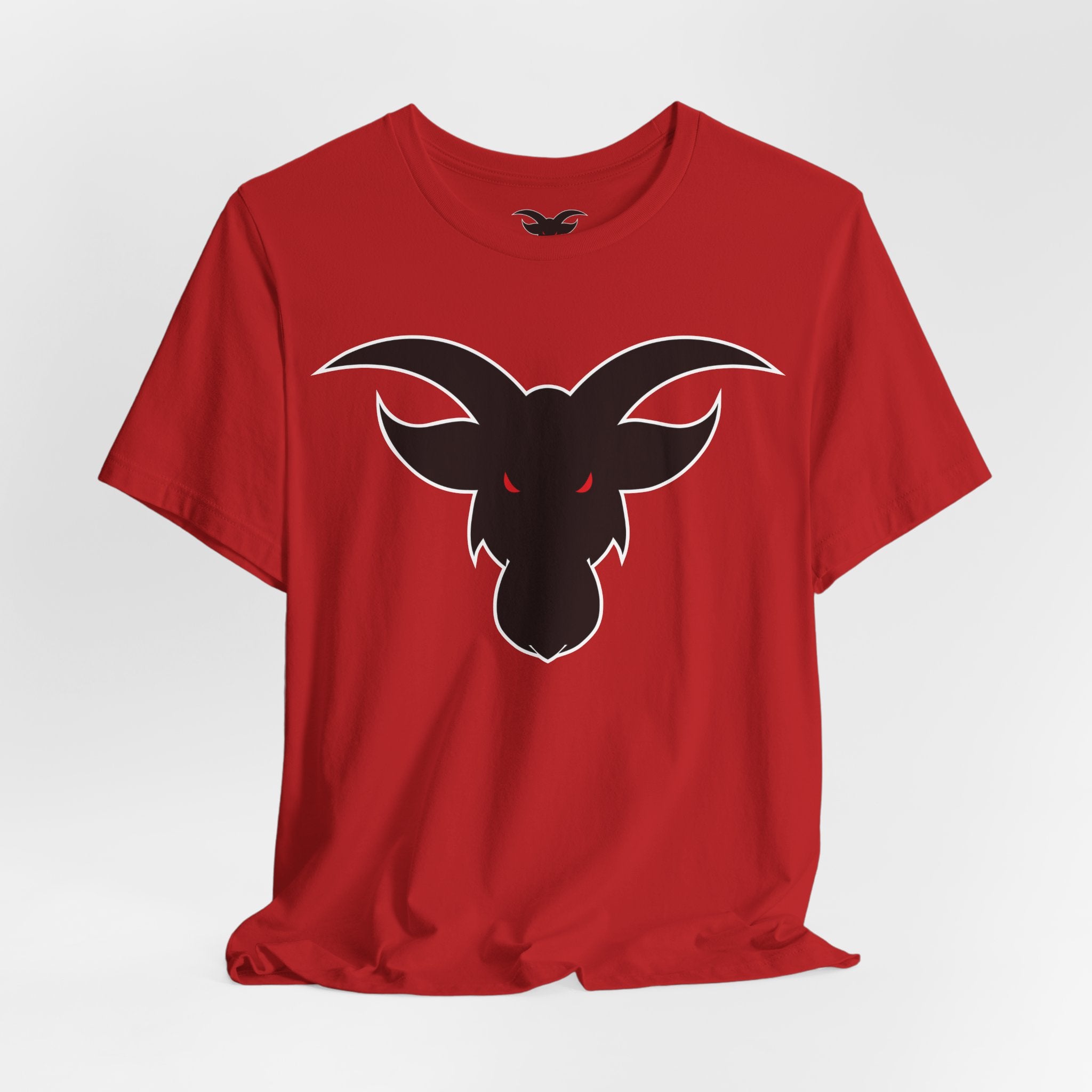 GOAT Black Silhouette Logo T-Shirt | Minimalist Greatest Of All Time Icon | Unisex Athletic Tee